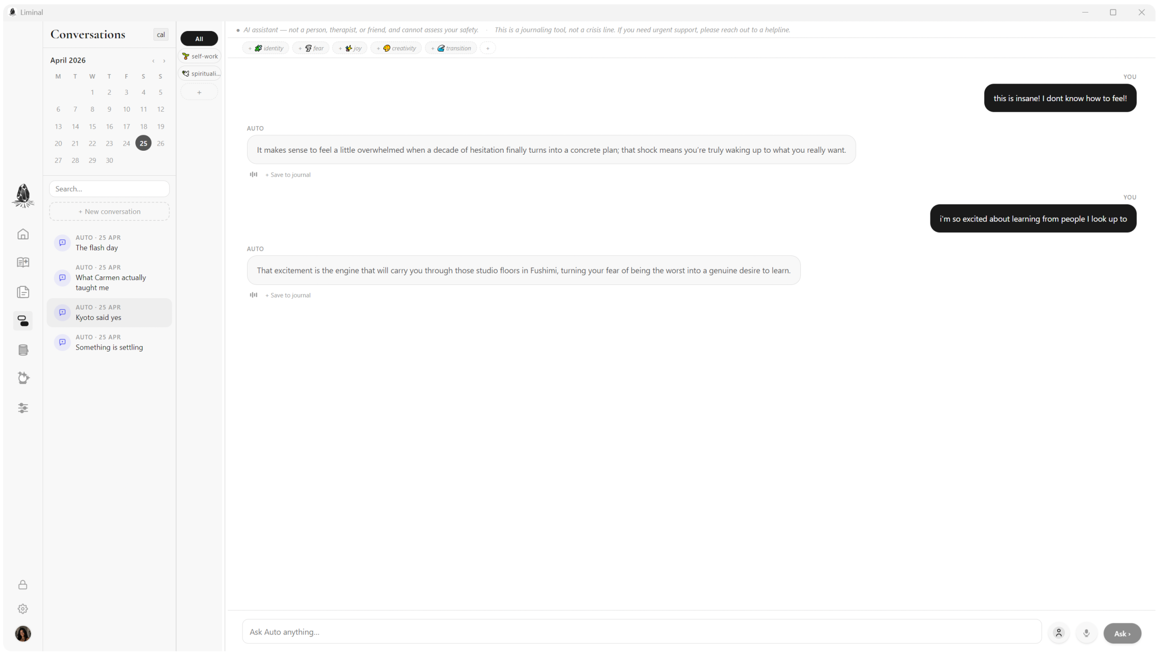 Oracle conversation